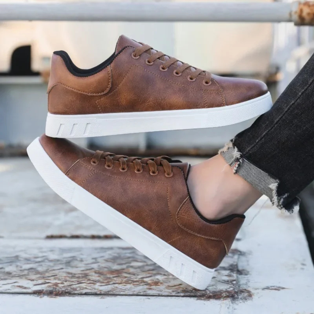Levoire | Baskets À Lacets Pour - Hommes - Extérieur Marron