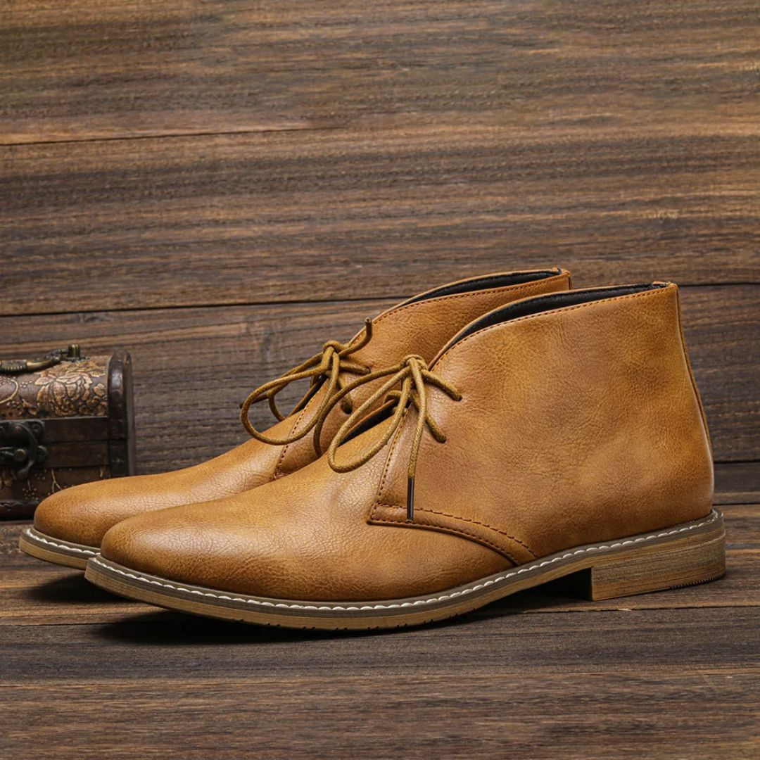 Levoire | Bottes Classiques Pour - Hommes - À Lacets Marron