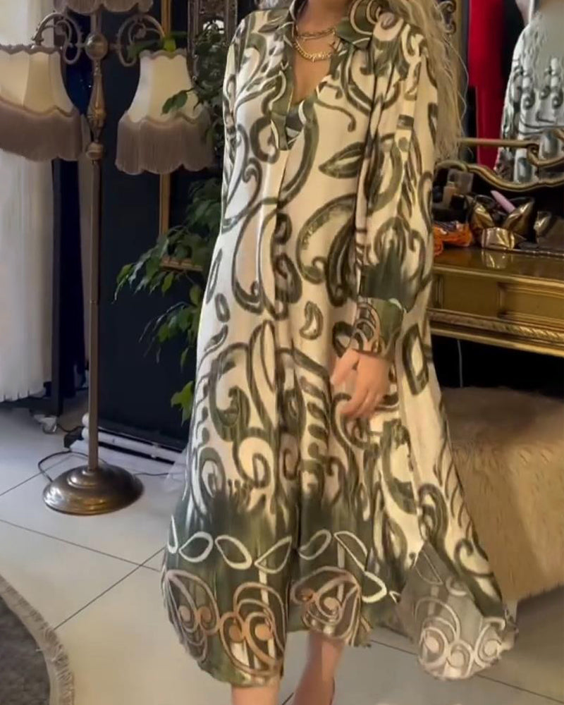 Levoire | Femmes Élégante Robe Imprimée