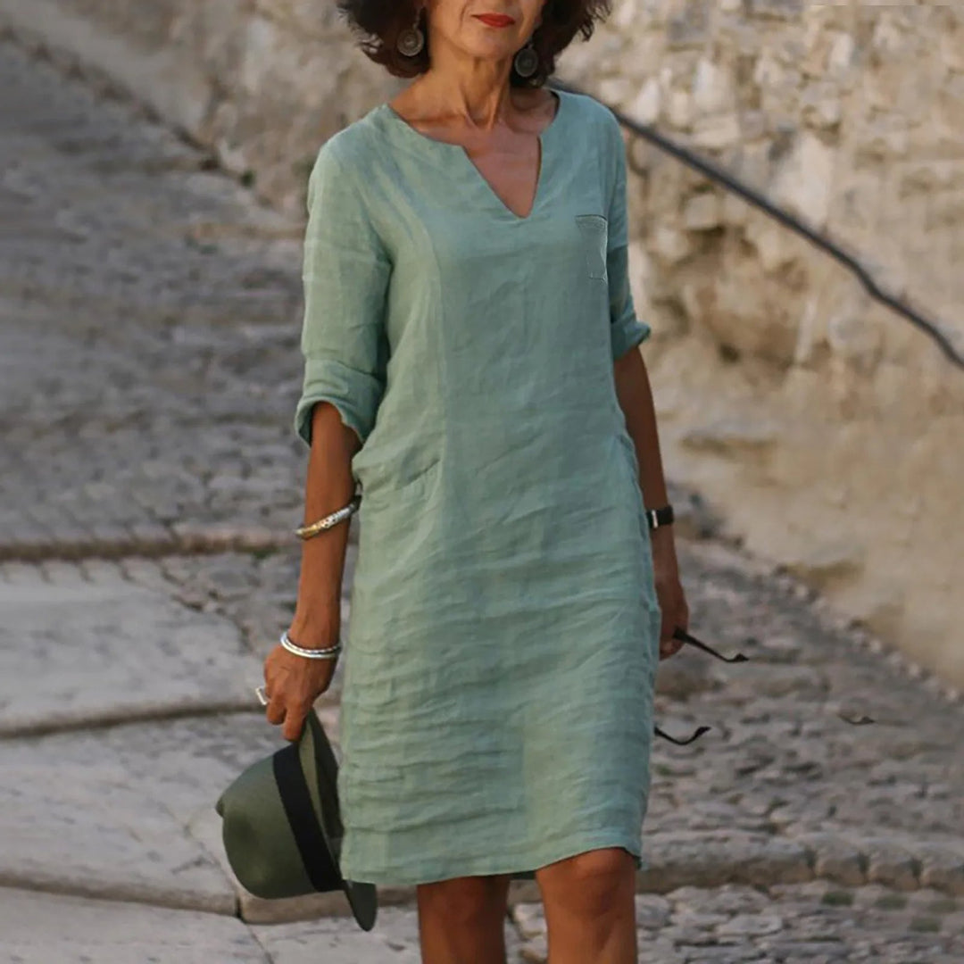 Levoire | Élégante Et Stylistique Robe vert