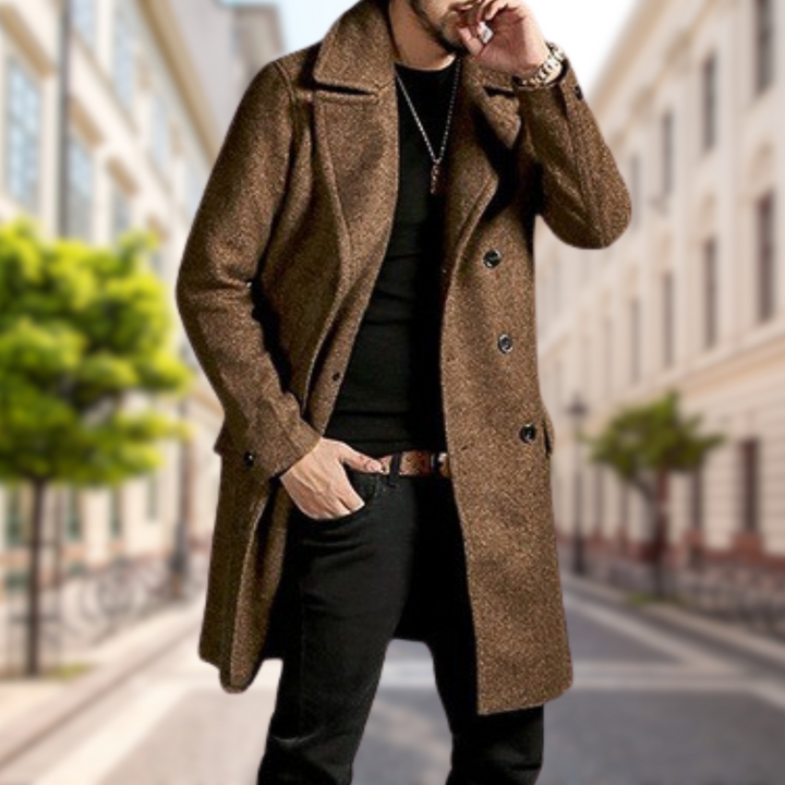 Levoire | Manteau d'automne confortable et élégant Marron