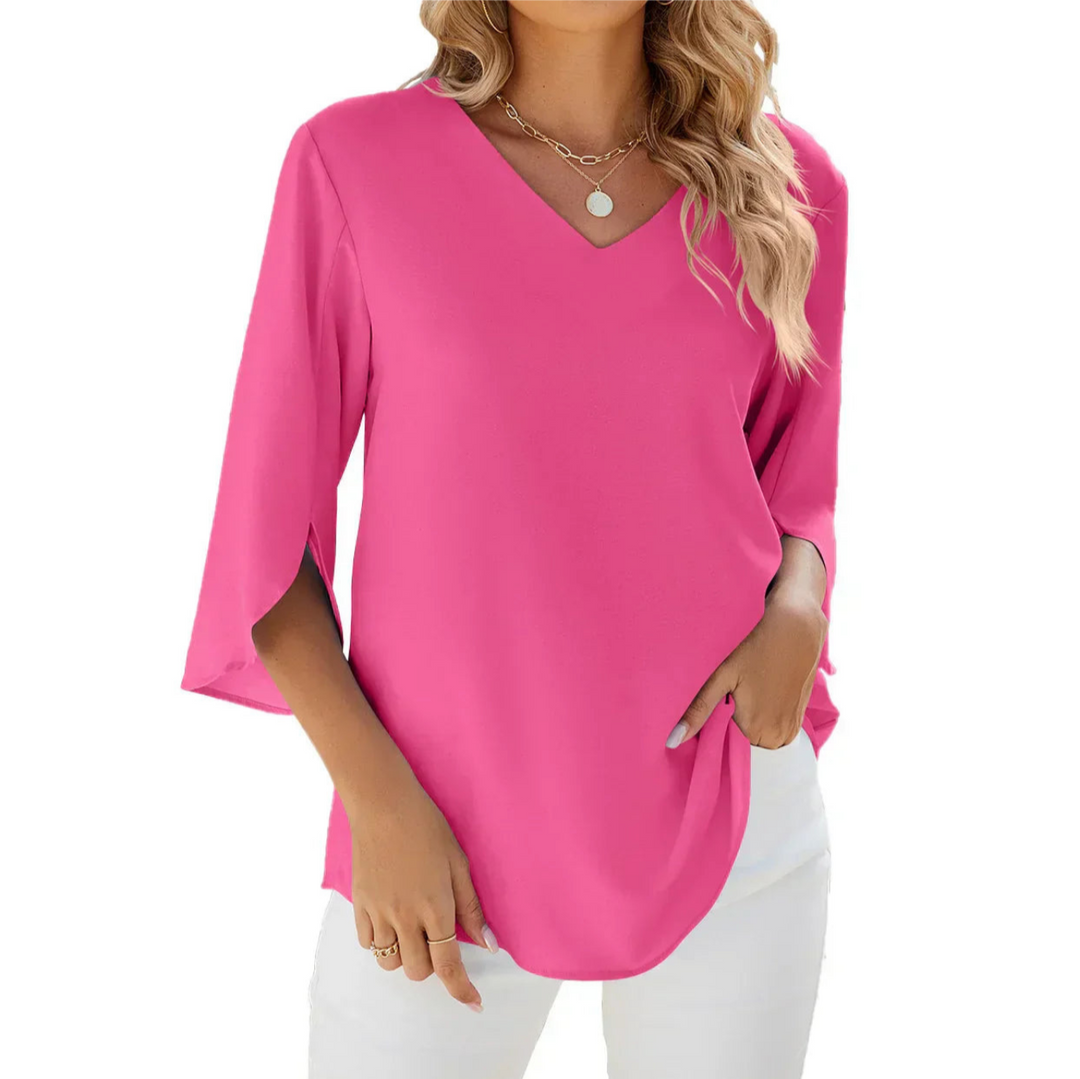 Levoire | T-Shirt Long Sleeve FR Femmes Rosa