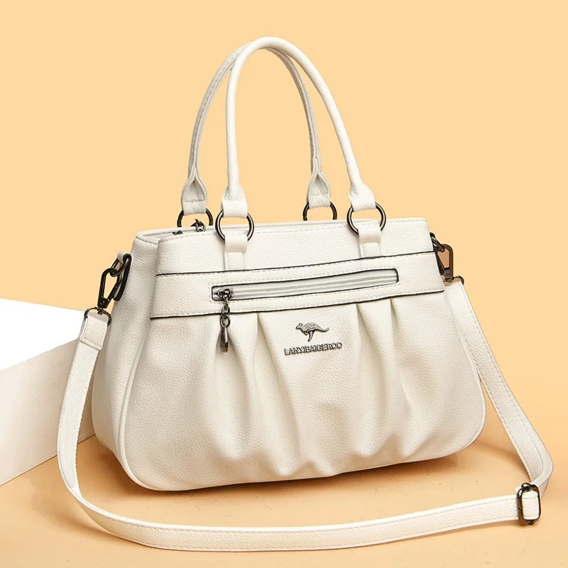 Levoire | Sac À Main De Luxe En Cuir Végan Pour Femmes Blanc