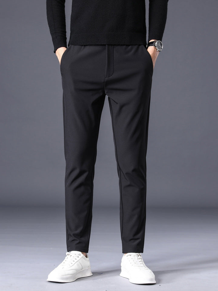 Levoire | Pantalons De Loisirs Pour Hommes Avec Poches Noir