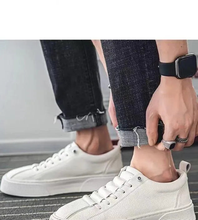 Levoire | Baskets basses pour hommes en simili cuir