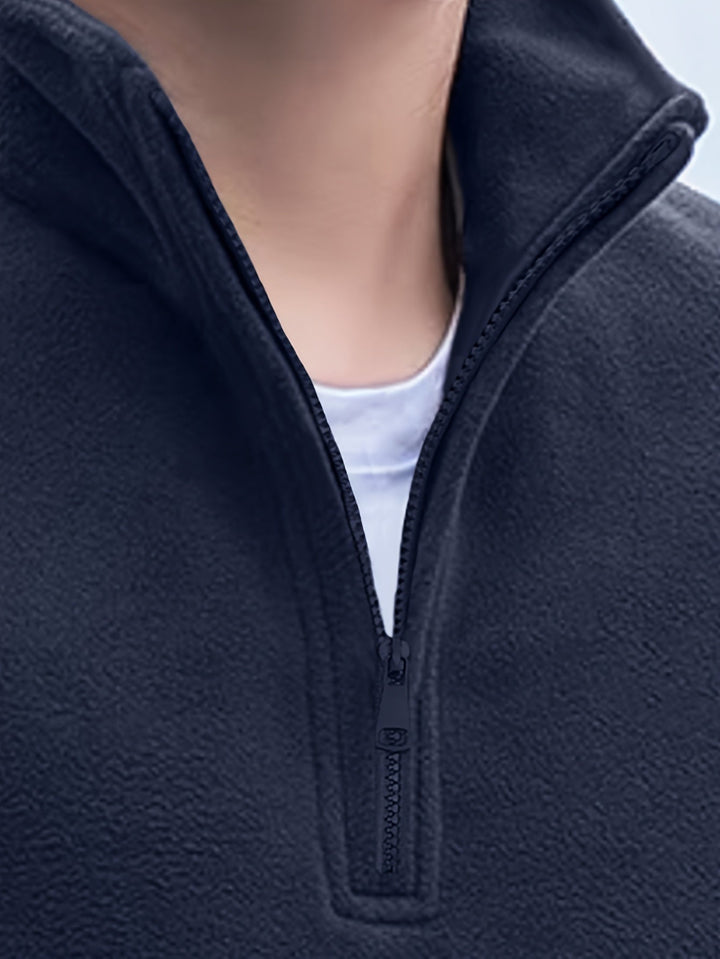 Levoire | Sweat À Capuche En Polaire Avec Demi-Zip