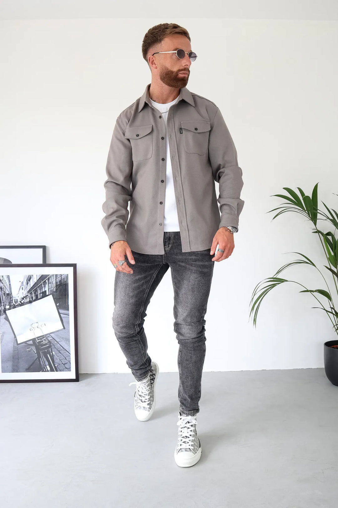 Levoire | Veste Moderne Pour Homme Gris