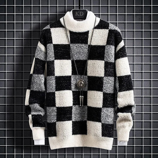 Levoire | Pull Homme À Col Rond Noir