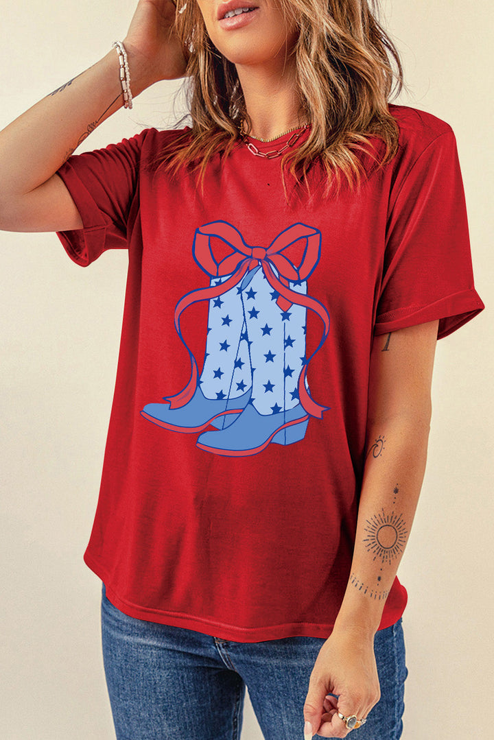 Levoire | Boot Graafikko Col rond T-shirt à manches courtes