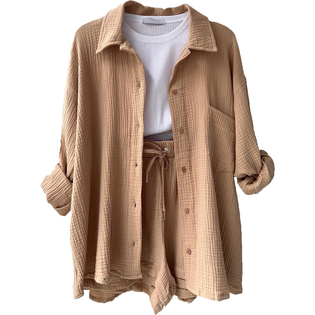 Levoire | Zoë Ensemble D'Été Confortable Beige