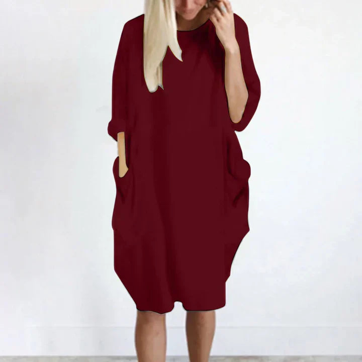 Levoire | Robe Décontractée À Manches Longues Rot