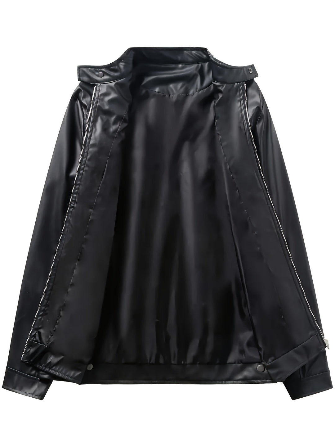 Levoire | Veste En Cuir Pu Stylée Pour Hommes Avec Blocs De Couleur