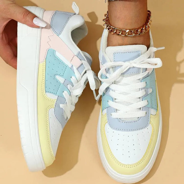 Levoire | Chaussures à talon doux Blanc et jaune