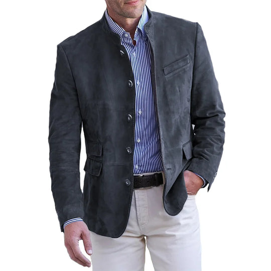 Levoire | Veste En Cuir Élégante merensini