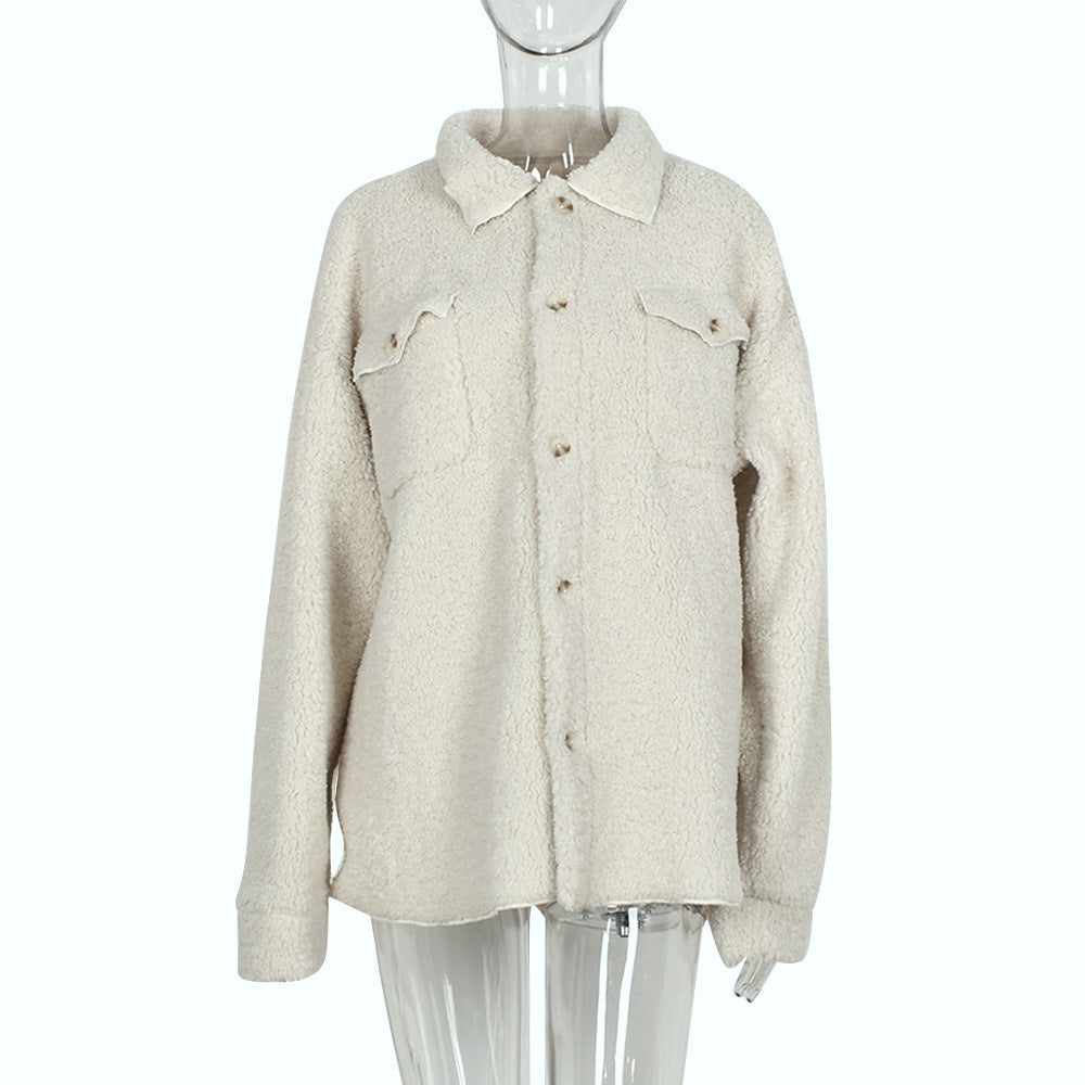 Levoire | Long Manteau En Velours Avec Boutons Et Manches Longues Pour Femmes