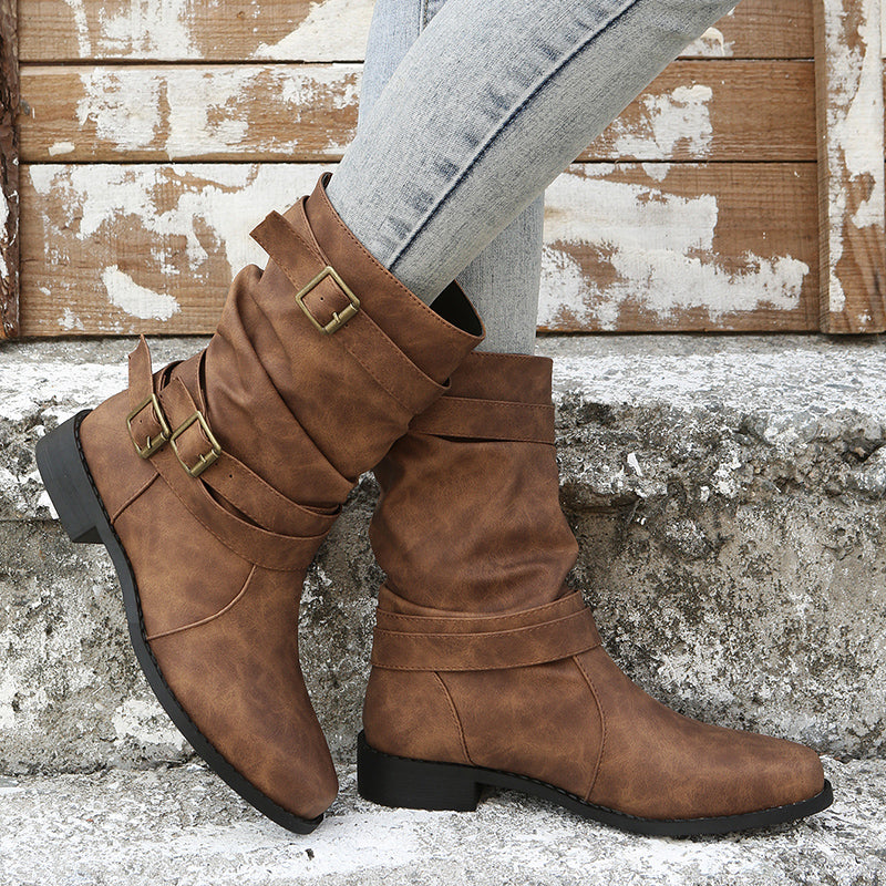 Levoire | Femme Bottes De Cowboy Conscientes De La Mode Semelle Résistante Hellebraun-1 38.5