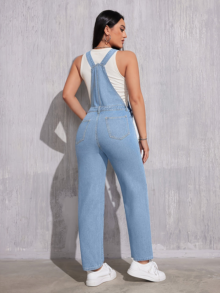 Levoire | Composites Bleu Clair Salopettes En Denim