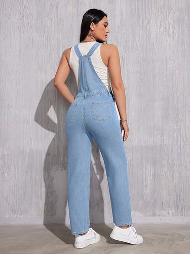 Levoire | Composites Bleu Clair Salopettes En Denim
