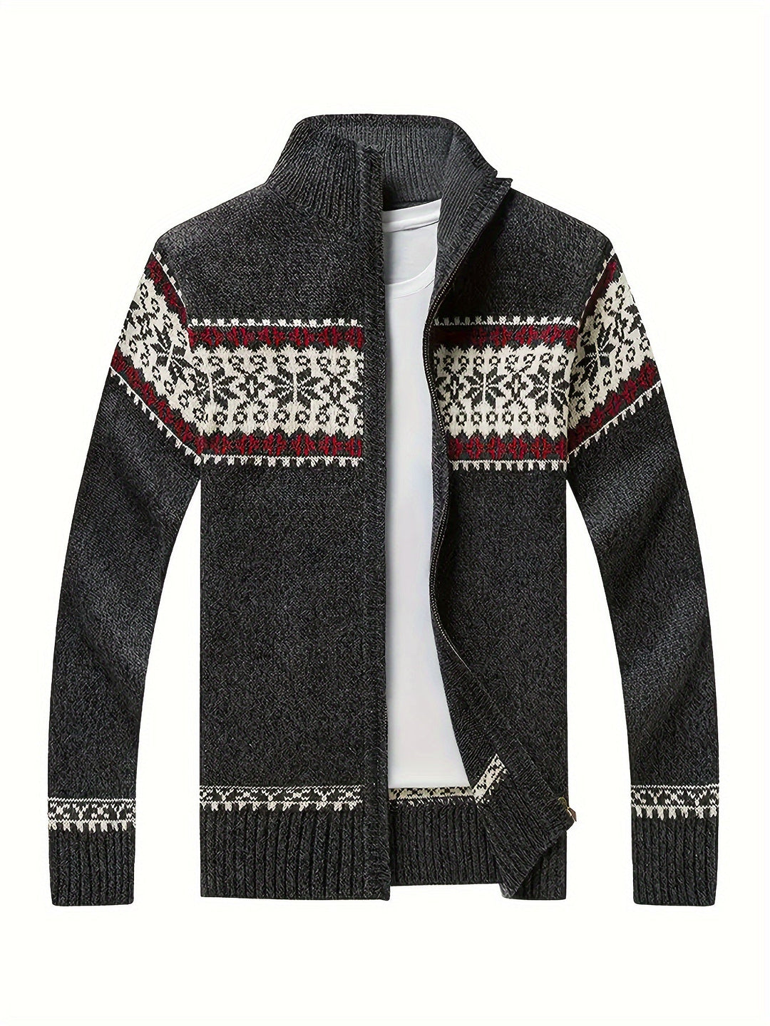 Levoire | Gilet À Col Haut Gris foncé