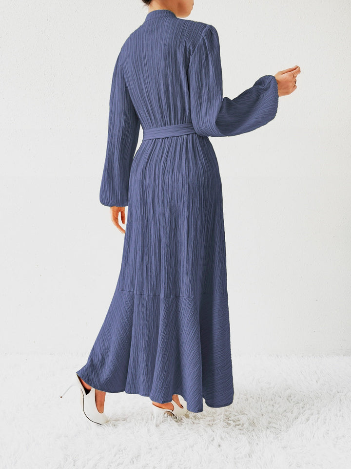 Levoire | Robe À Manches Longues Et Ceinture À Nœuds
