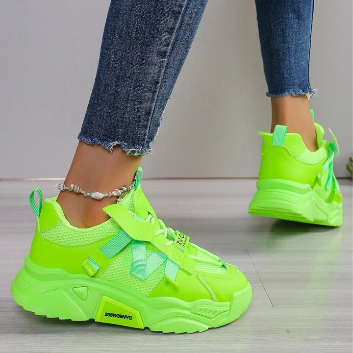 Levoire | Chaussures à surface en mesh avec plateforme