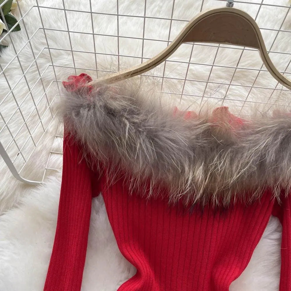 Levoire | Style tricot à une épaule Ins