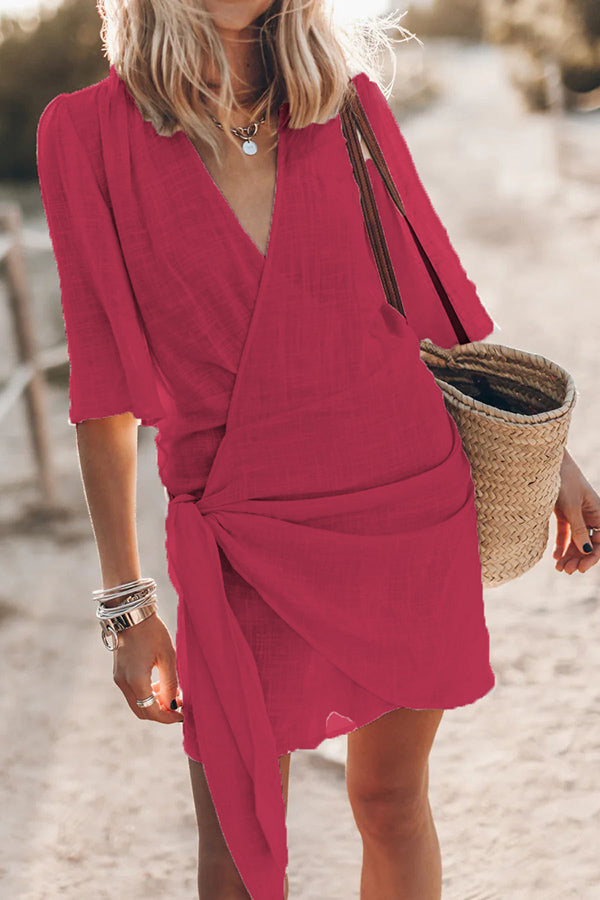 Levoire | Robe Mini Aérée Rot