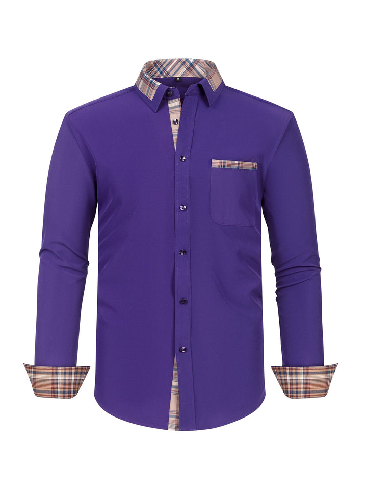 Levoire | Chemise Fine Adaptée Aux Affaires Avec Col À Carreaux