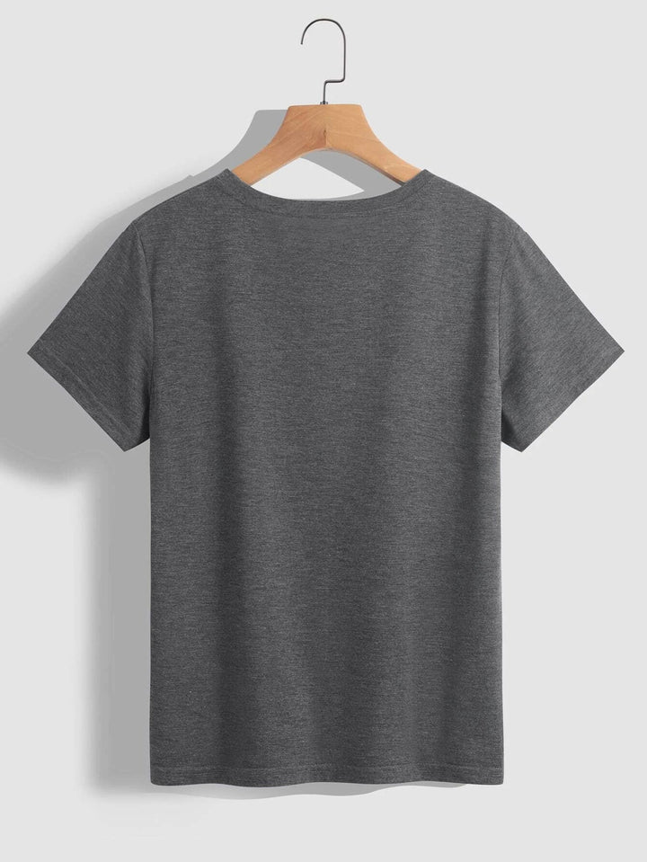 Levoire | Mardi Gras Graphique Col Rond Manches Courtes T-shirt