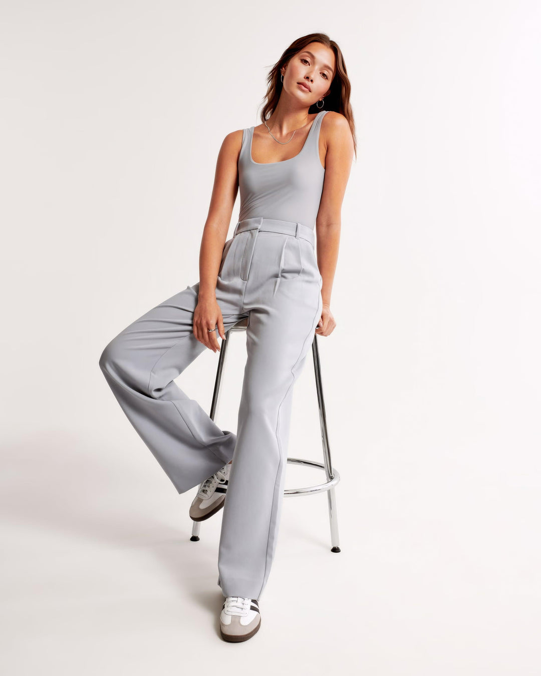 Levoire | Pantalons Confortables Pour Femmes Utilisation Facile Et Élégante Gris clair