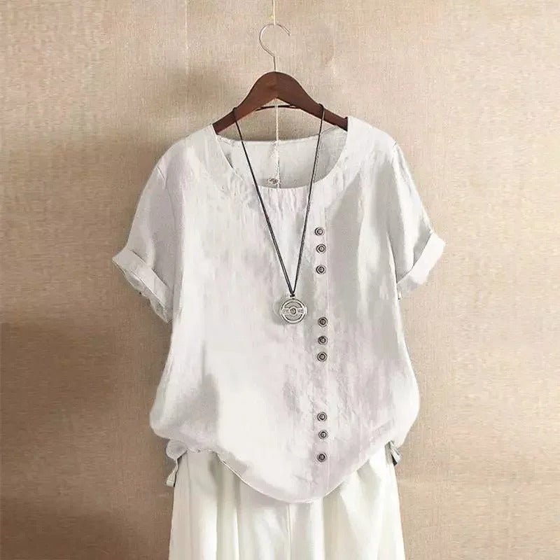 Levoire | 2 Pièces Blouses Dét Ensemble Pour Femmes Blanc