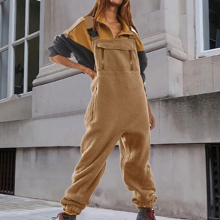 Levoire | Combinaison Confortable En Fibre Avec Bretelles Réglables Et Jambes Larges Khaki