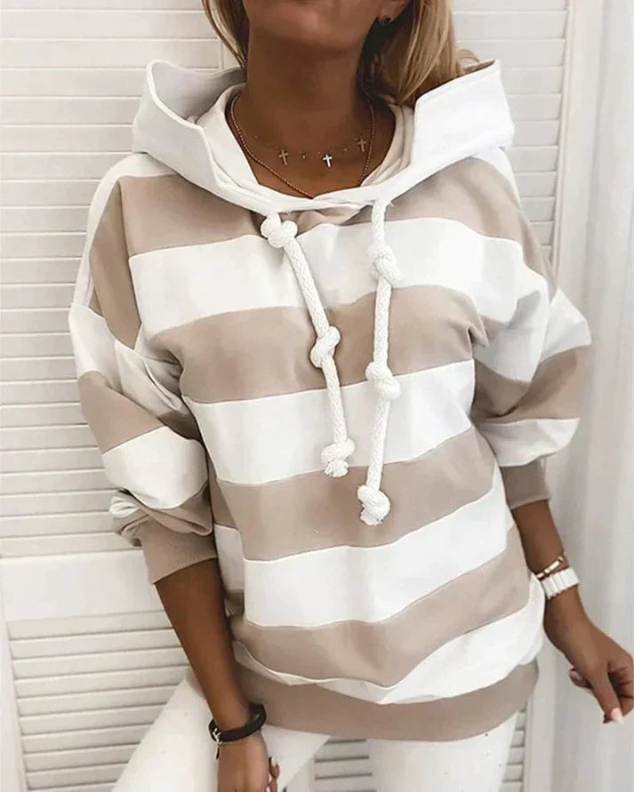 Levoire | Pull À Capuche Plus Chaud Et À La Mode Beige