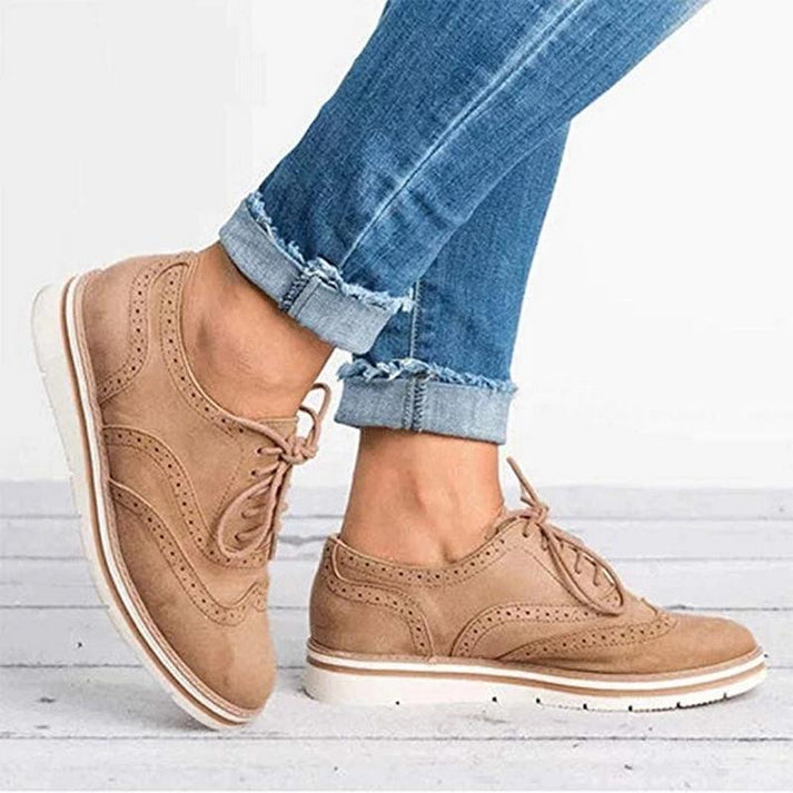 Levoire | Chaussures En Cuir Stylées Avec Des Lacets Kaki