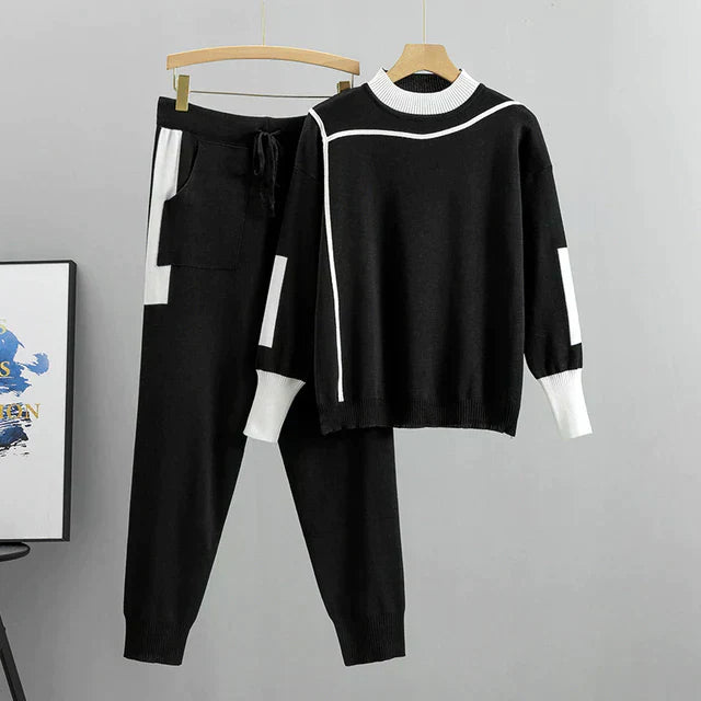 Levoire | Ensemble Tricot Élégant & Confortable Noir