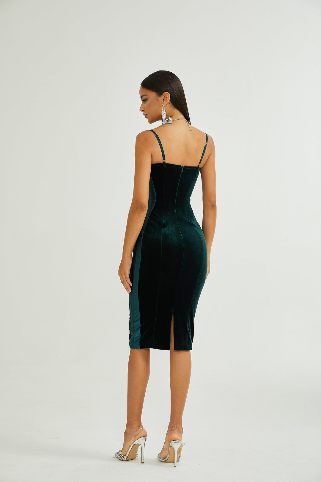 Levoire | Robe Midi Bustier Verte