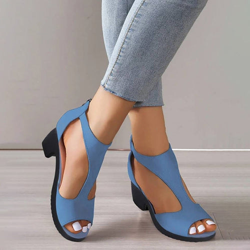 Levoire | À Talons Épais Et Bout Ouvert