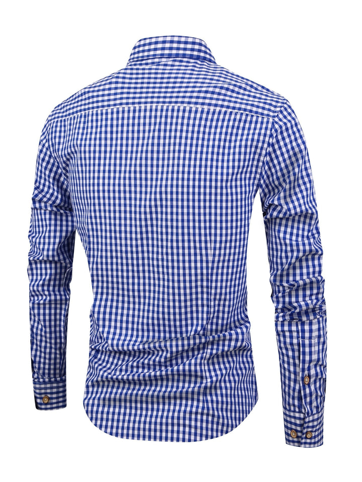 Levoire | Chemise À Carreaux Élégante Pour Hommes Kanavalla