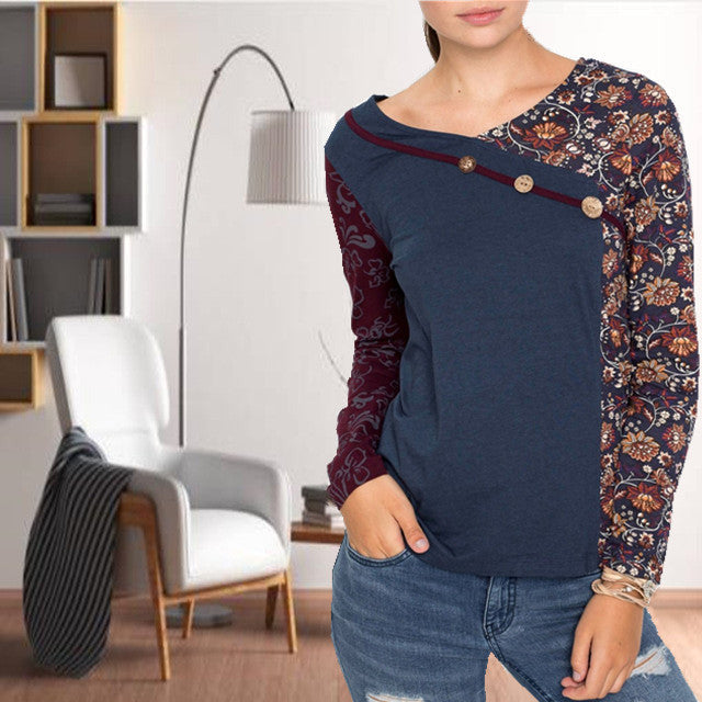 Levoire | Blouse Patchwork À Imprimé Floral