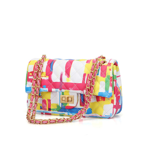 Levoire | bandoulière multicolore Chaîne en métal
