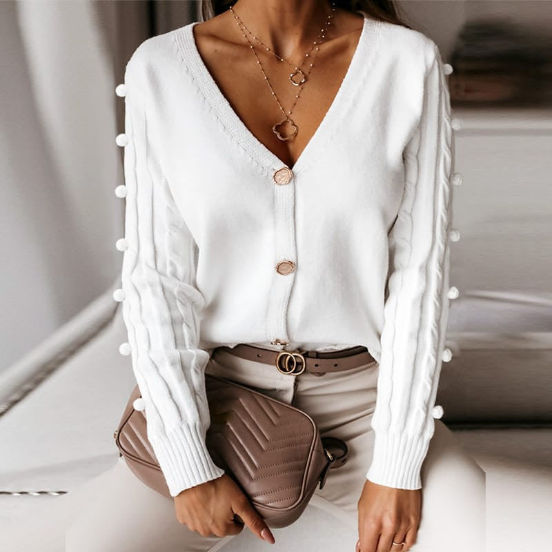 Levoire | V cardigan à col en V