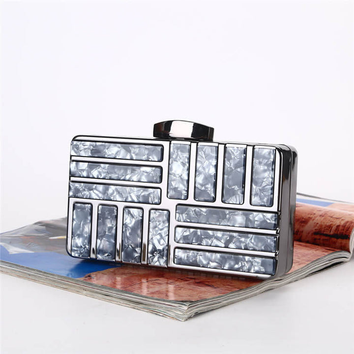 Levoire | Iltaasu Design Rectangulaire Chaîne en Acrylique Dorée