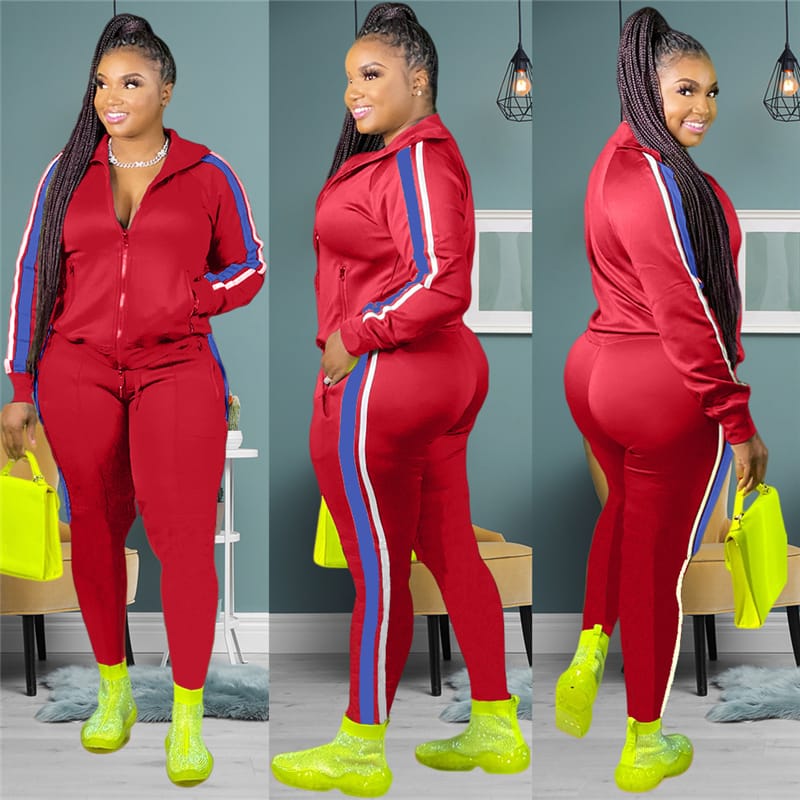 Levoire | sweat-shirt et pantalons de jogging ROUGE