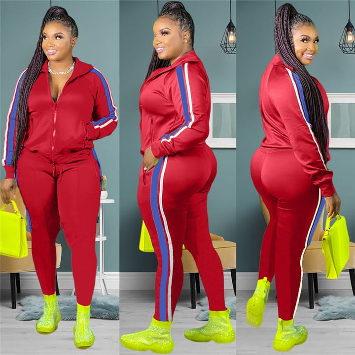 Levoire | sweat-shirt et pantalons de jogging ROUGE