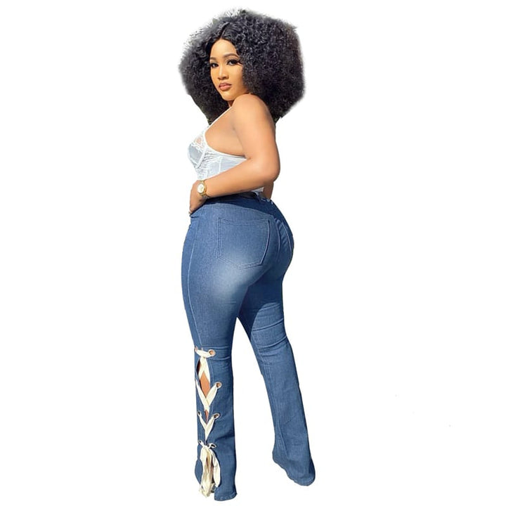 Levoire | pantalon taille haute à pli latéral