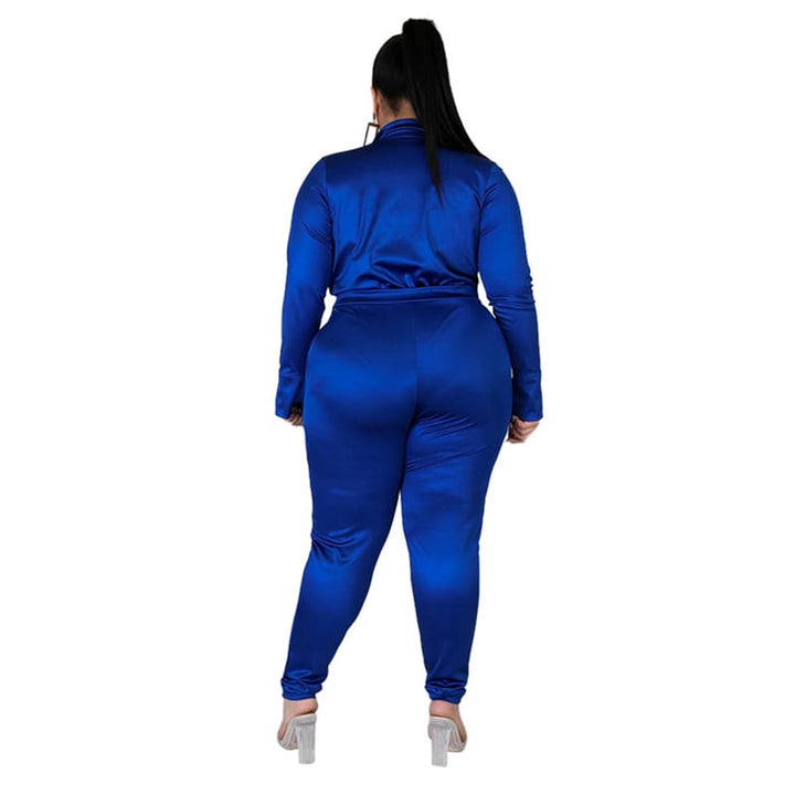 Levoire | Deux pièces V-cou et pantalons unis