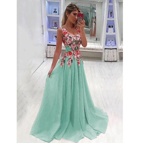 Levoire | Robe Maxi Avec Broderie Florale