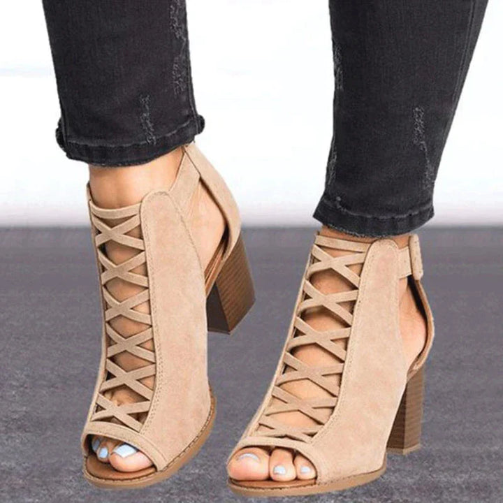 Levoire | Talons Hauts Élégants Et Confortables Pour Femmes Beige