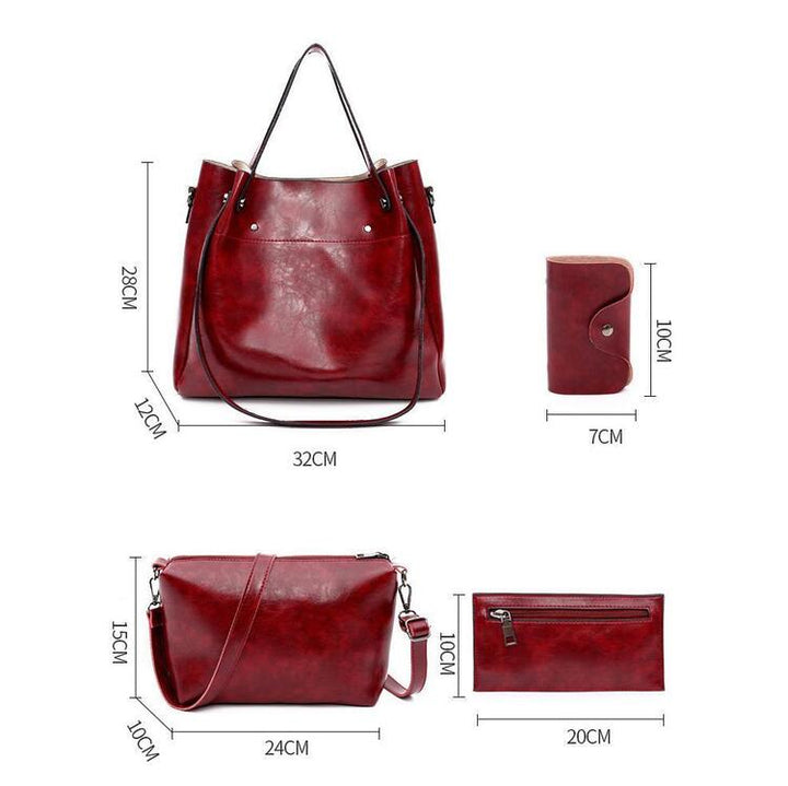 Levoire | Ensemble De Sacs À Main De Récolte De Vin 4 Pièces Pour Femmes