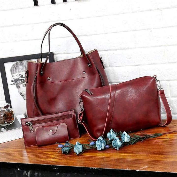 Levoire | Ensemble De Sacs À Main De Récolte De Vin 4 Pièces Pour Femmes Rot